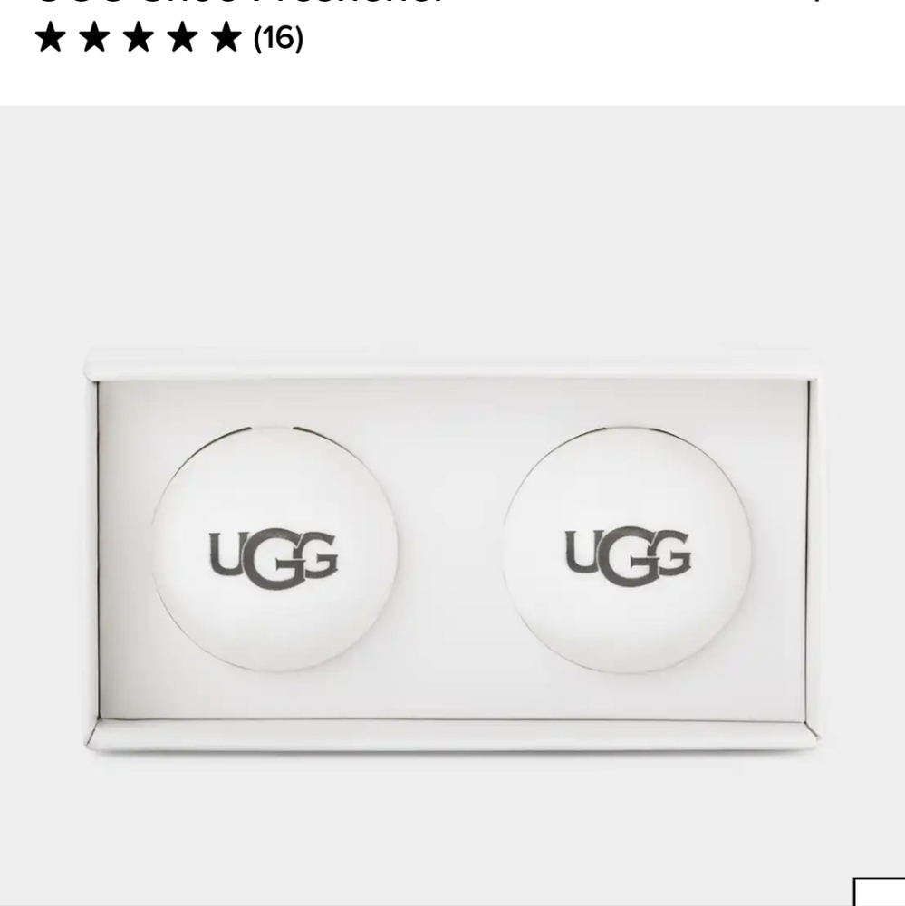 Ugg fresh linen shoe freshener.
